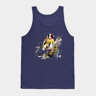 Goldfinch Bird On A Tree 5.0 Tank Top